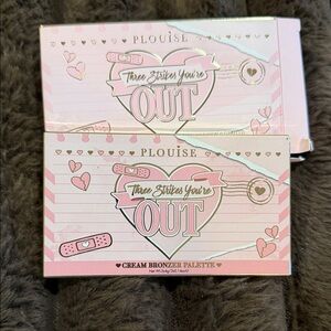 P.Louise Pink Heart Cream Bronzer Palette